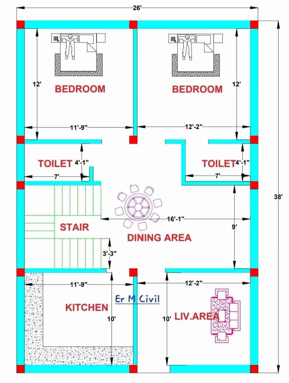 Residential construction project by Yellow Shikhar Nirman Sewa