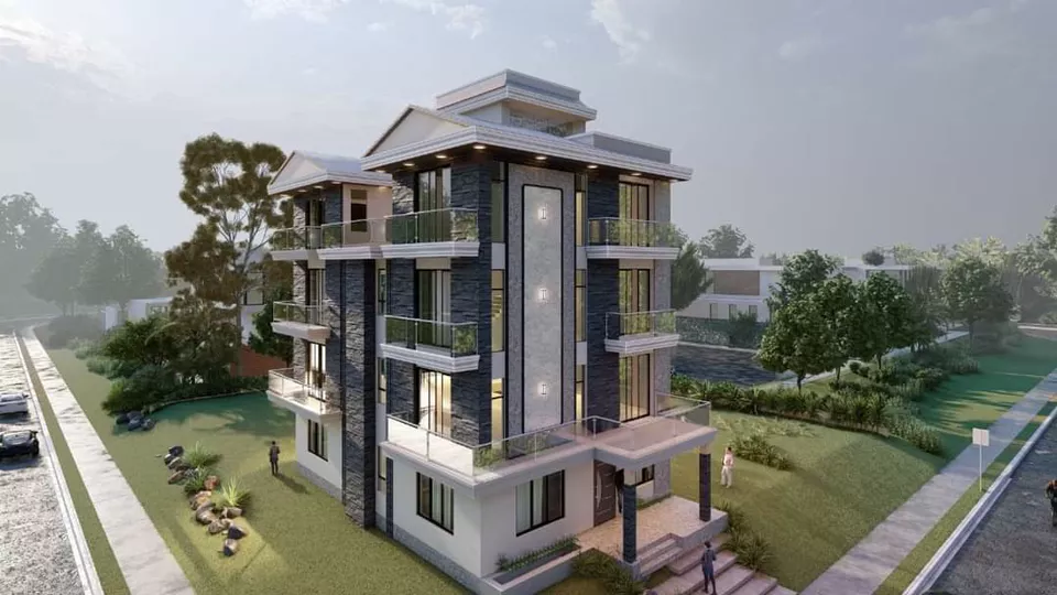Residential construction project by Yellow Shikhar Nirman Sewa