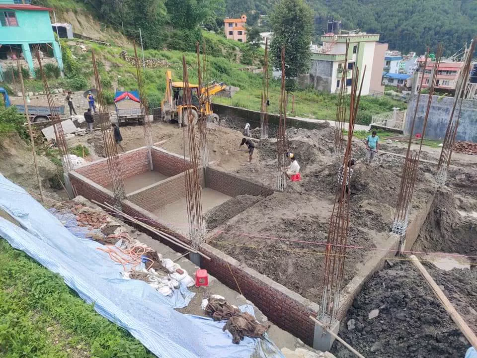 Residential construction project by Yellow Shikhar Nirman Sewa