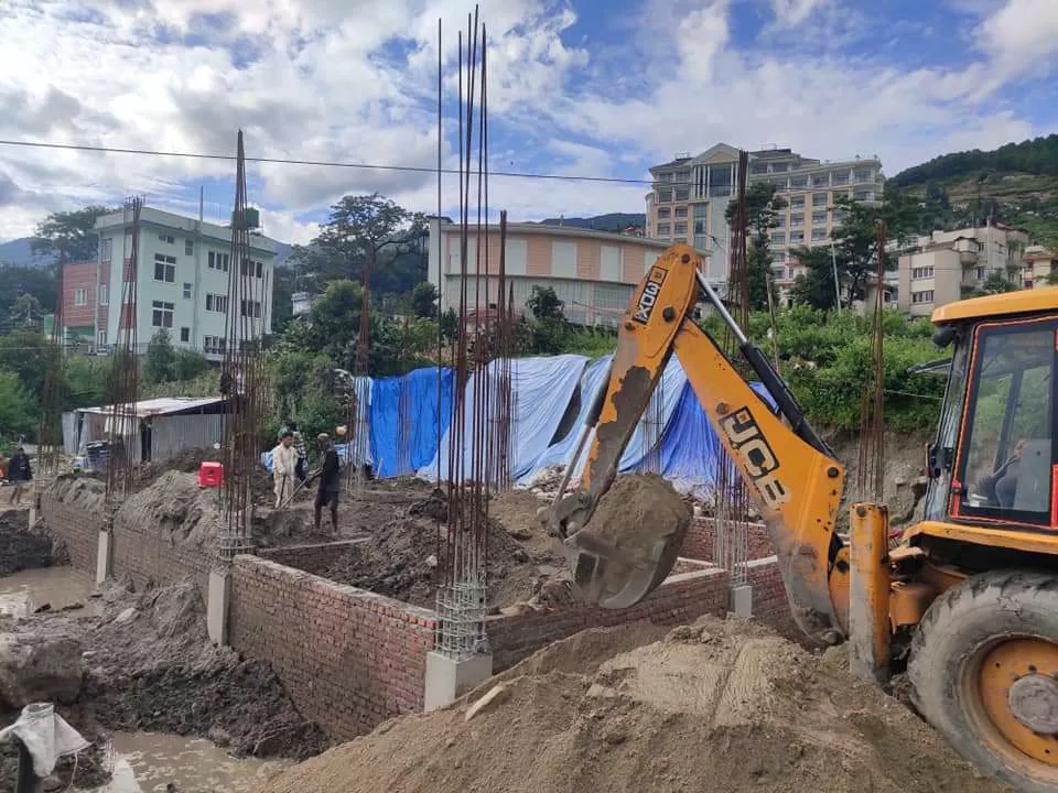 Residential construction project by Yellow Shikhar Nirman Sewa